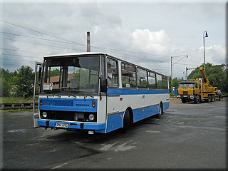 Historick autobus KAROSA C 734.03 pi vkonu