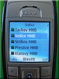 Jízdní řády MHD v mobilu