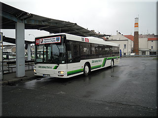 Autobus MAN A20 s RZ 5P2 4304 ve skutečné velikosti na CAN v Plzni