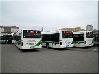 Zadní partie autobusů MAN A20